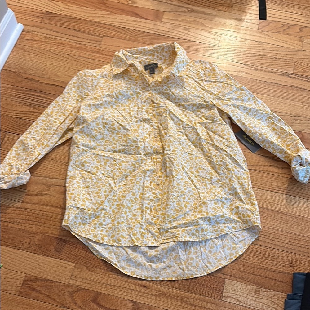 Style & Co. Sunflower Print Blouse